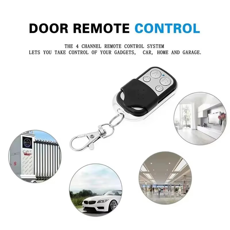 5/10PCS Universal 4 Buttons Garage Door Opener Remote Control 433MHZ Clone Fixed Learning Rolling Code Duplicator Garage