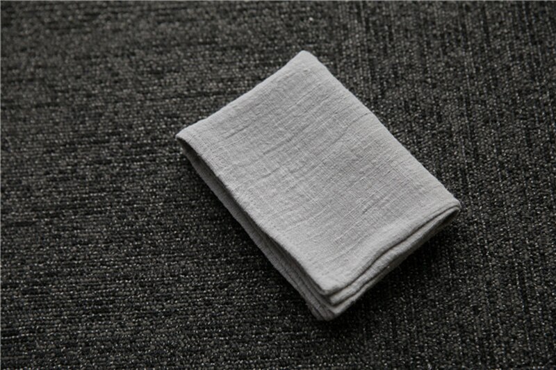 Accesorios de fondo de fotografía, textura de vientre, tela de algodón de cáñamo para comida fina, estudio de fotografía, accesorios de disparo de mesa: Light gray