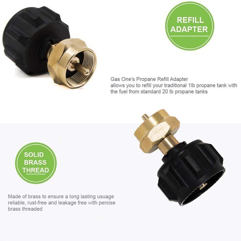 Camping Outdoor Gas Tank Inflatable Connector Gas Furnace Conversion Adapter Size Gas Bottle Transfer Interface