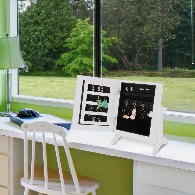 Mirror and Drawer Dressing Table White Drawers Dressing Table Makeup Desk & Stool US