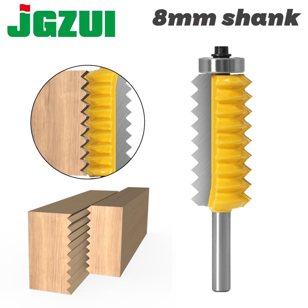 8mm Shank Raised panel"V"joint Bits Finger Joint Glue Milling Cutter for Wood Tenon Woodwork Cone Tenon Milling Tenoning Machine