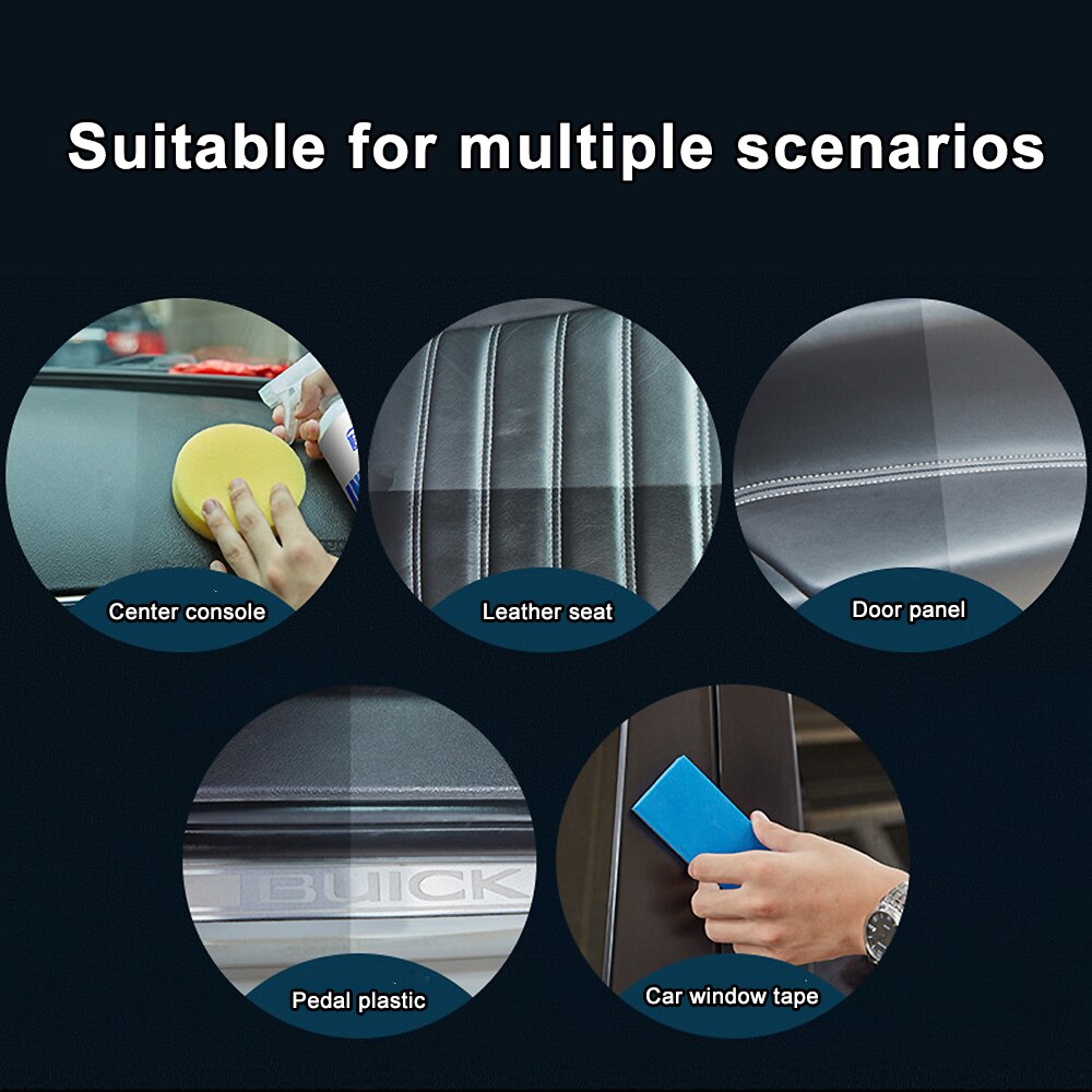 Leer gerenoveerd coating pasta onderhoudsmiddel auto kunststof opknappen dashboard stoel leer reinigen opknapmiddel