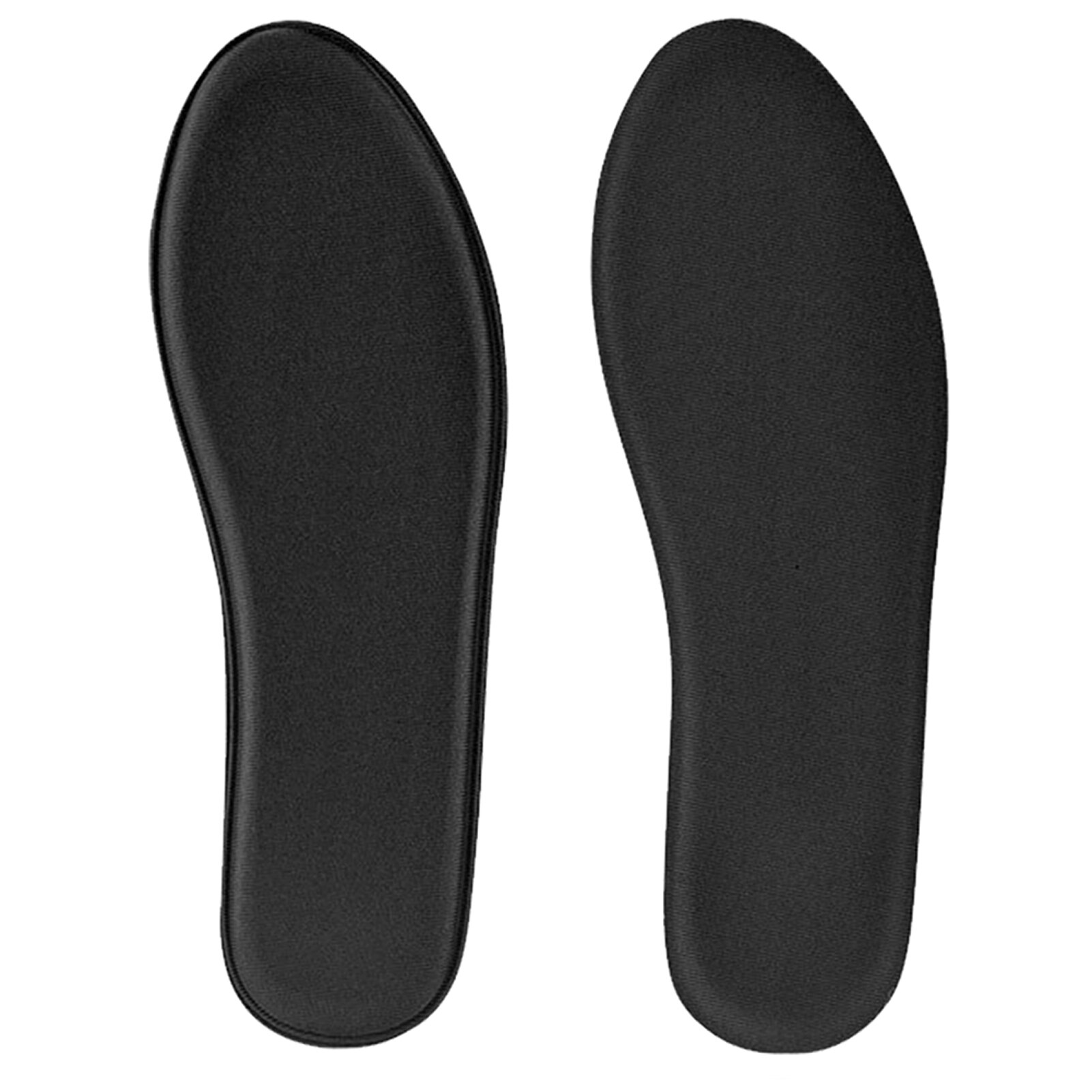 Plantilla de espuma viscoelástica lavable para hombre y mujer, cómoda plantilla Universal para zapatos, accesorios suaves transpirables, amortiguadores para caminar, 1 par: Negro / 44