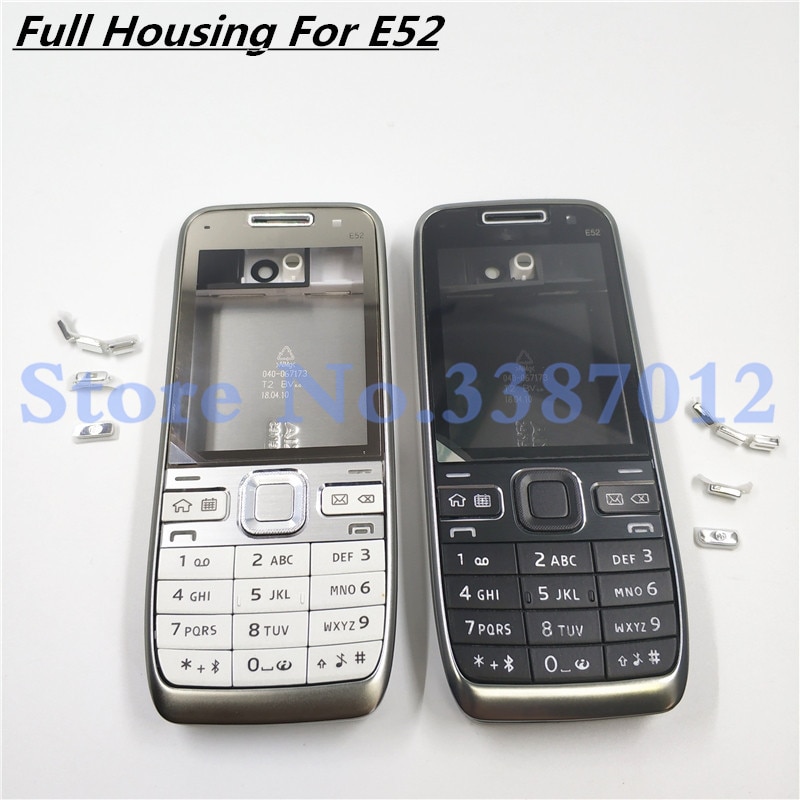 Volledige Behuizing Case Voor Nokia E52 Met Engels Toetsenbord