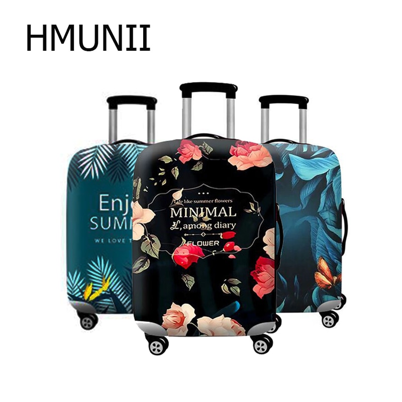HMUNII-funda protectora para maleta equipaje elástico, cubierta antipolvo de novedosa, aplicable a 24 pulgadas, accesorios de viaje multifunción