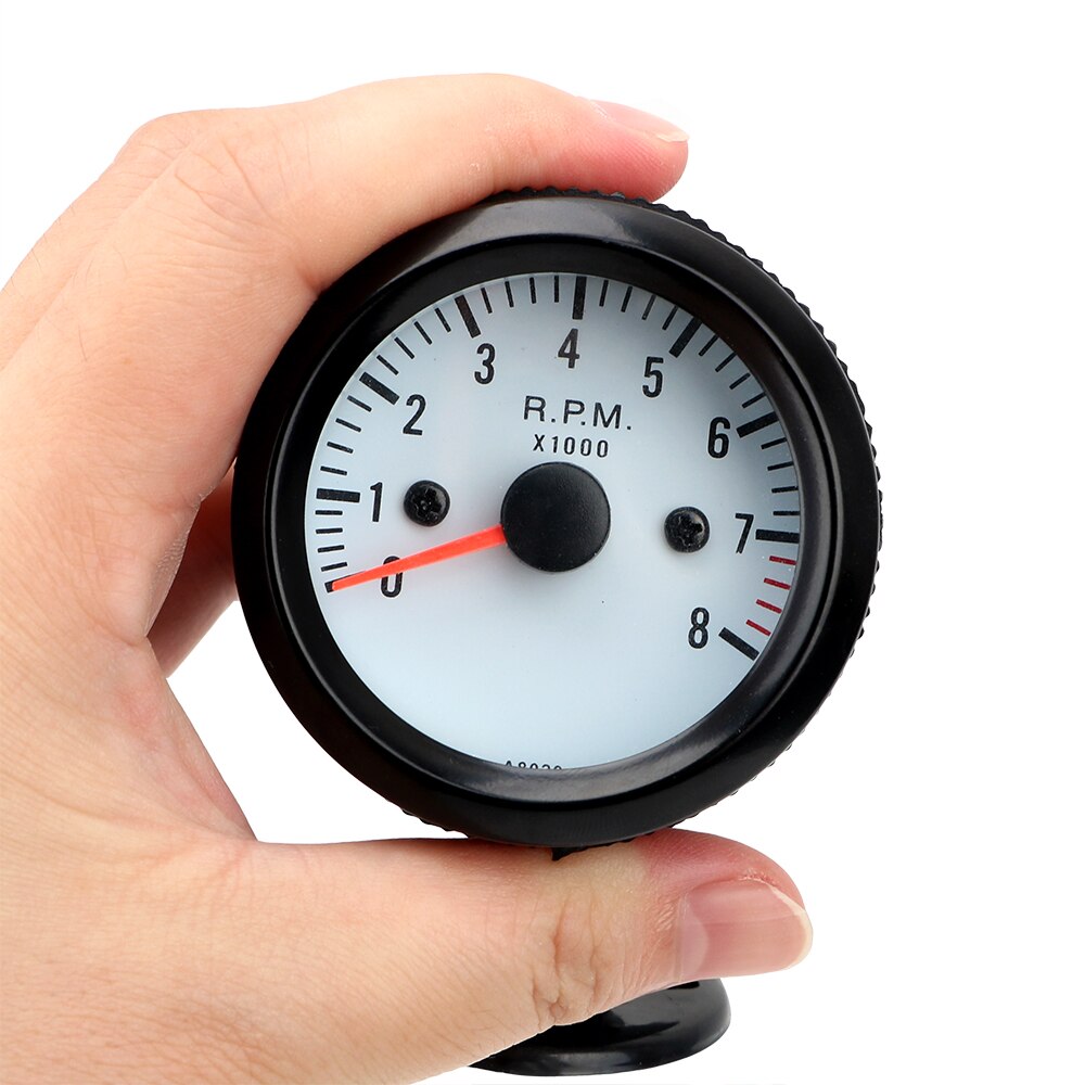 12V Car Tachometer Digital Display Tach Gauge Meter Pointer Tacho Gauge Universal for Gasoline Car/ Truck / ATV tacometro rpm