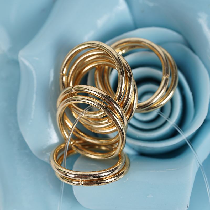 10pc hår flettet ring gull farge sirkel mansjett tilbehør bryllup hår smykker hår klips dekorasjon sirkel  q4 p 8