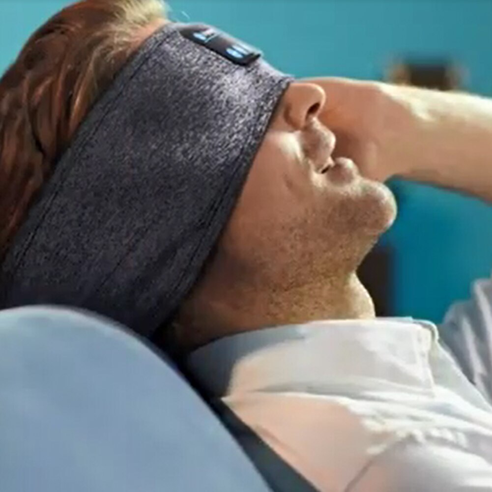 Cuffie senza fili bluetooth 5.0 cuffie per dormire maschera per gli occhi lettore musicale/sport fascia da viaggio cuffie con fascia per il sudore cuffie Headset2021