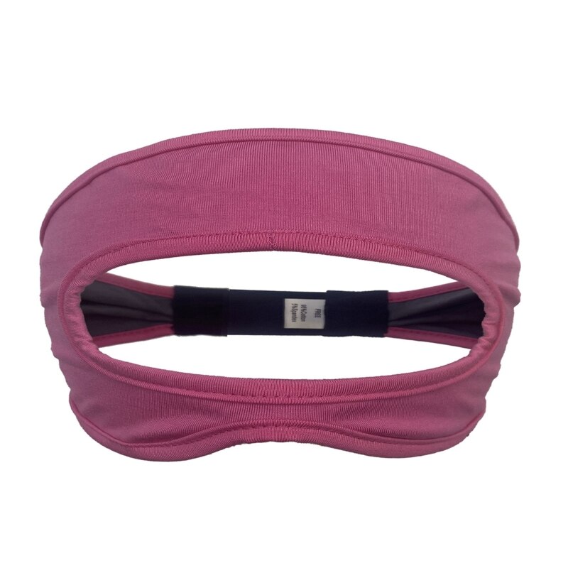 Umweltfreundliche stoff-augenmaske, atmungsaktiver bezug, kompatibel mit oculus quest 2/ , quest 2 und htc vive, elastisches schweißband: Rose