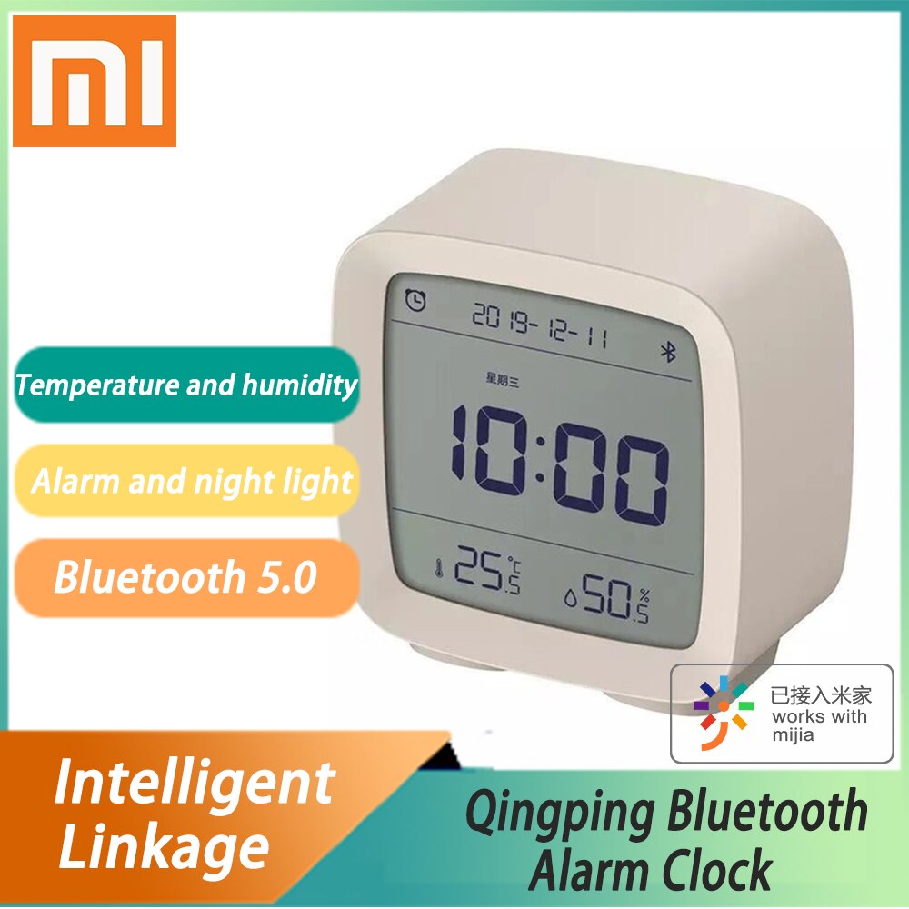 Xiaomi QingPing Bluetooth Alarm Clock Temperature Humidity Sensor