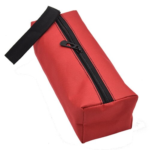 600D Oxford Canvas Waterproof Hand Tool Bag for Screws Nails Metal Car Parts Storage Fishing Travel Makeup Organizer Pouch Bags: Yellow & Black / 23x8.5x7cm