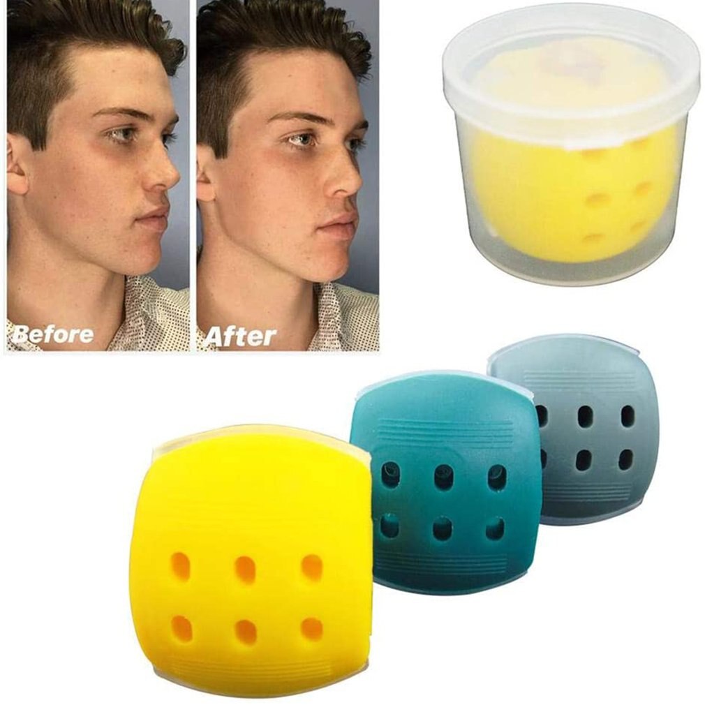 3 Levels Jaw Exerciser Exercise Ball JawLine Facial Muscle Training Fitness Ball Jaw Muscle Training Supplies
