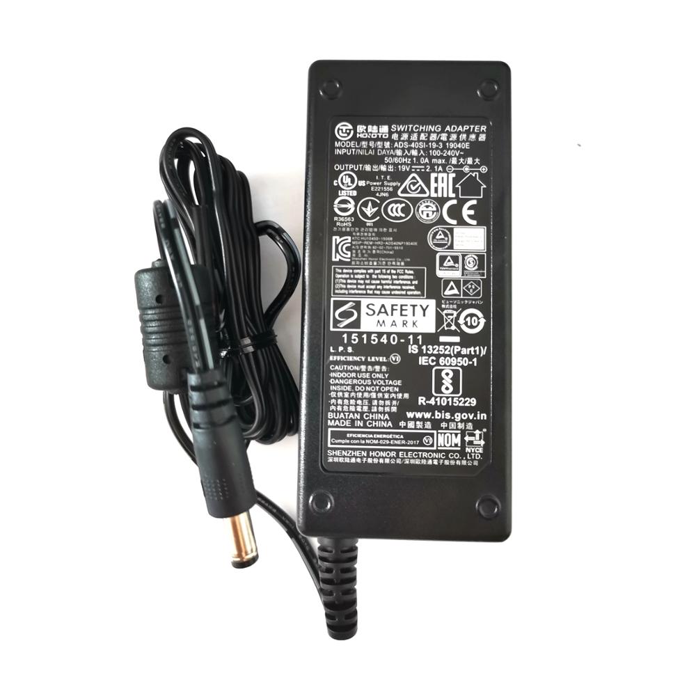 HOIOTO 19V 2,1 A AC DC Adapter für ACER LCD Monitor ADS-40SG-19-3 40W Energie ladegerät