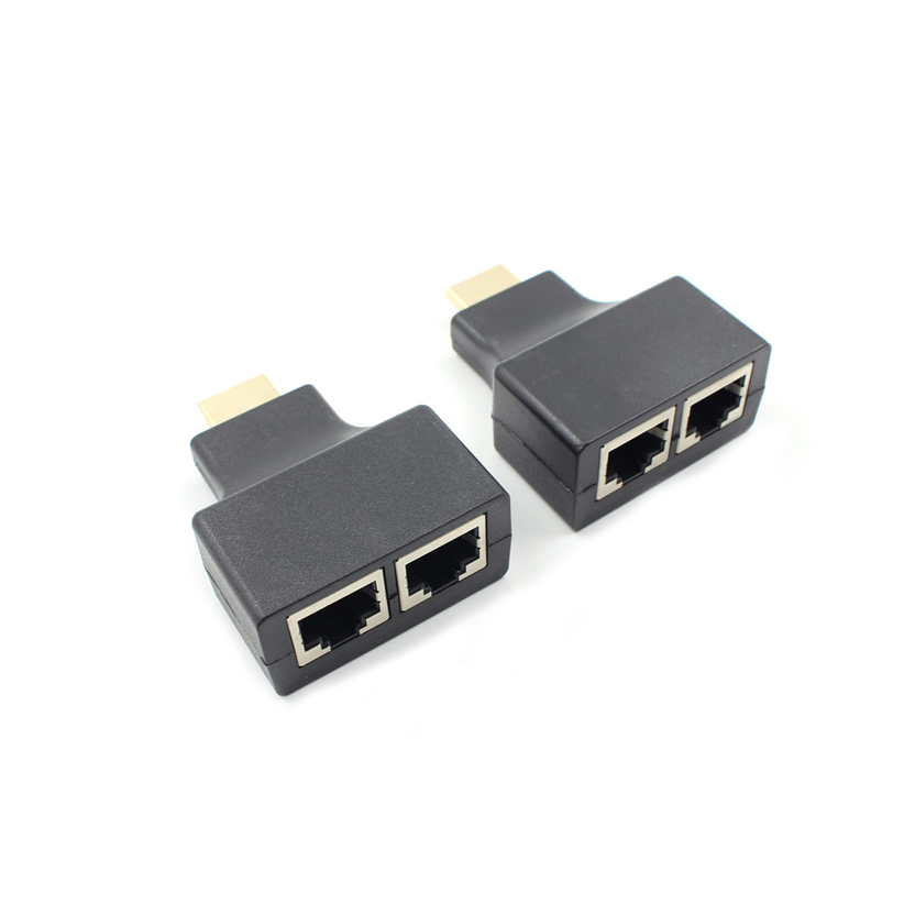 1 Paar Hdmi-Compatibel Breiden Om RJ45 Utp Lan Ethernet CAT5E/6 Extender Repeater 1080P Adapter Voor hdtv Pc PS3 Stb