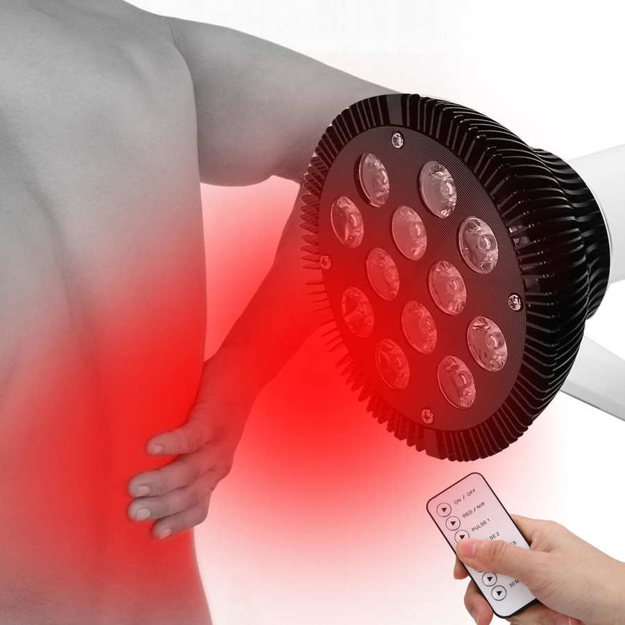 Infrared Heating Therapy Lamp 36W LED 850nm Anti Aging Pulse Masssager Therapy Light For Rheumatism Health Care Skin Pain Relief