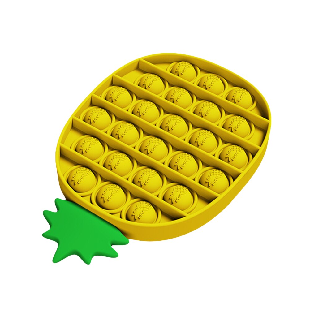 Push Bubble Fidget Zintuiglijke Speelgoed Antistress Speelgoed Volwassen Kinderen Fidget Het Zintuiglijke Speelgoed Autisme Speciale Behoeften Stress Reliever: YELLOW