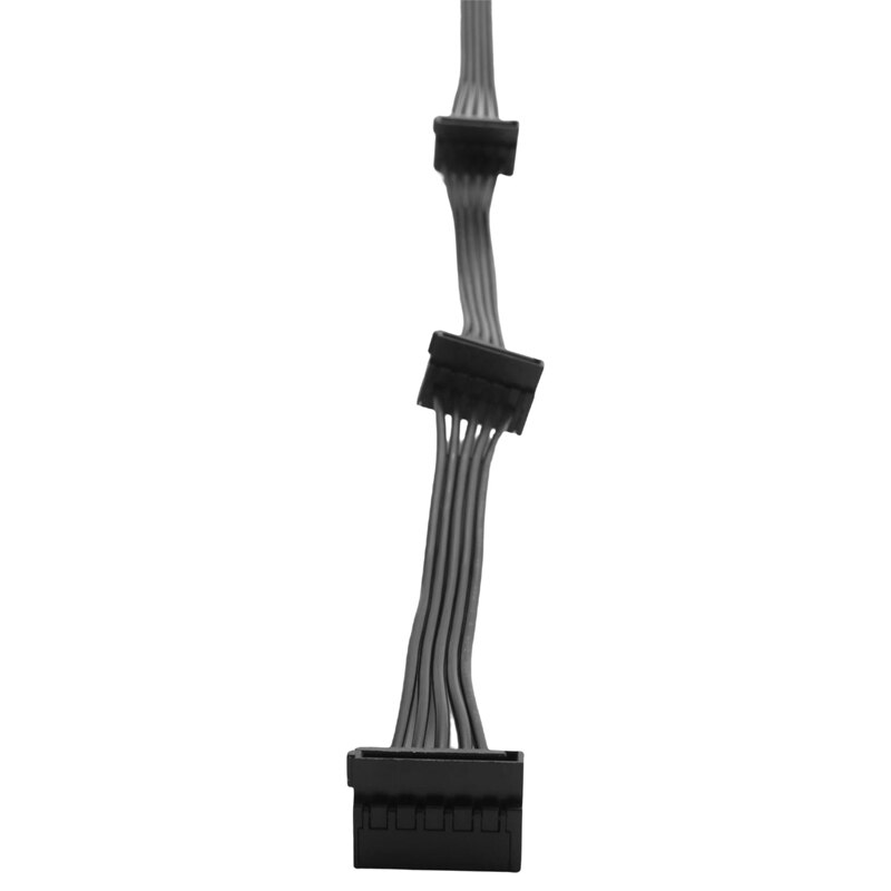 6 Pin 1 To 4 SATA Modular Power Supply Cable For CORSAIR Rmx Series RM550X RM650X RM750X RM850X RM1000X , 2Pcs