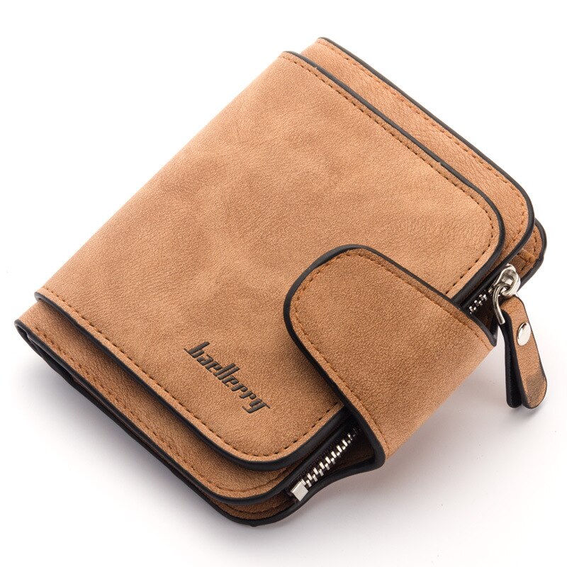 Baellerry Womens Wallets and Purses Nubuck PU Leather Long Wallet Phone Slim Purse Leather Card Holder: QB6254ACoffee