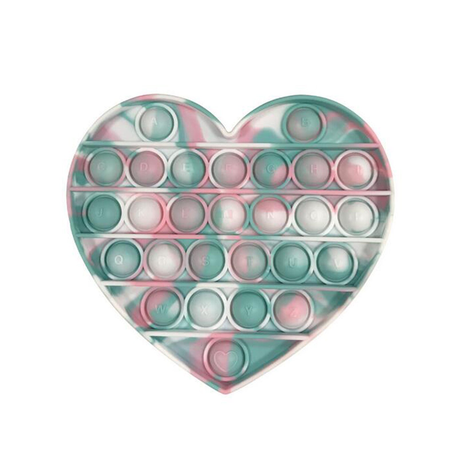 Fidget Toys Anti-Stress Push PopIt Bubble Sensory Rainbow Fidget ToyRestore Emotions Stress Reliever Toy for OCD Anxiety: H