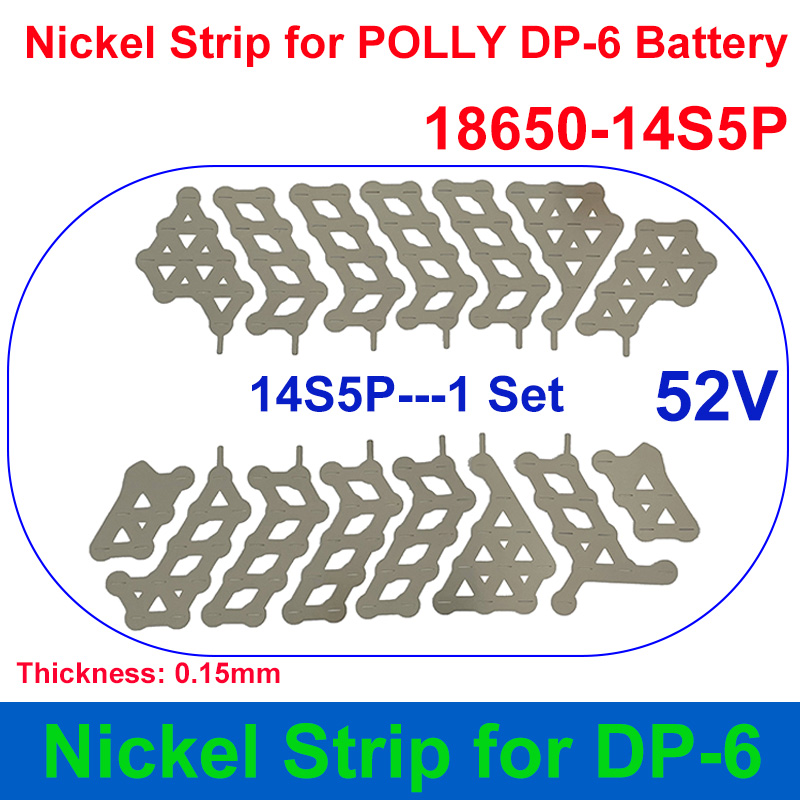 Nickel Strip For Polly DP Battery 36V 48V 52V 10S 13S 14S Thickness 0.15mm for DIY DP-6 DP-9 DP-2170-5C E-Bike Battery Pack: Gold