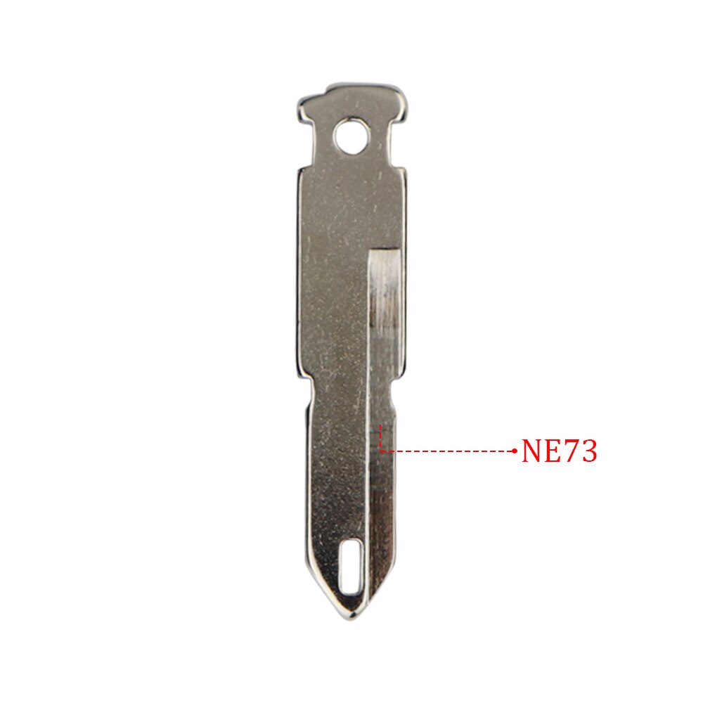 YIQIXIN For Nissan Vauxhall Opel Vivaro 2 Button Car Key Shell Fob Case For Renault Movano Trafic Kangoo Master Clio Scenic Key: NE73 Blade