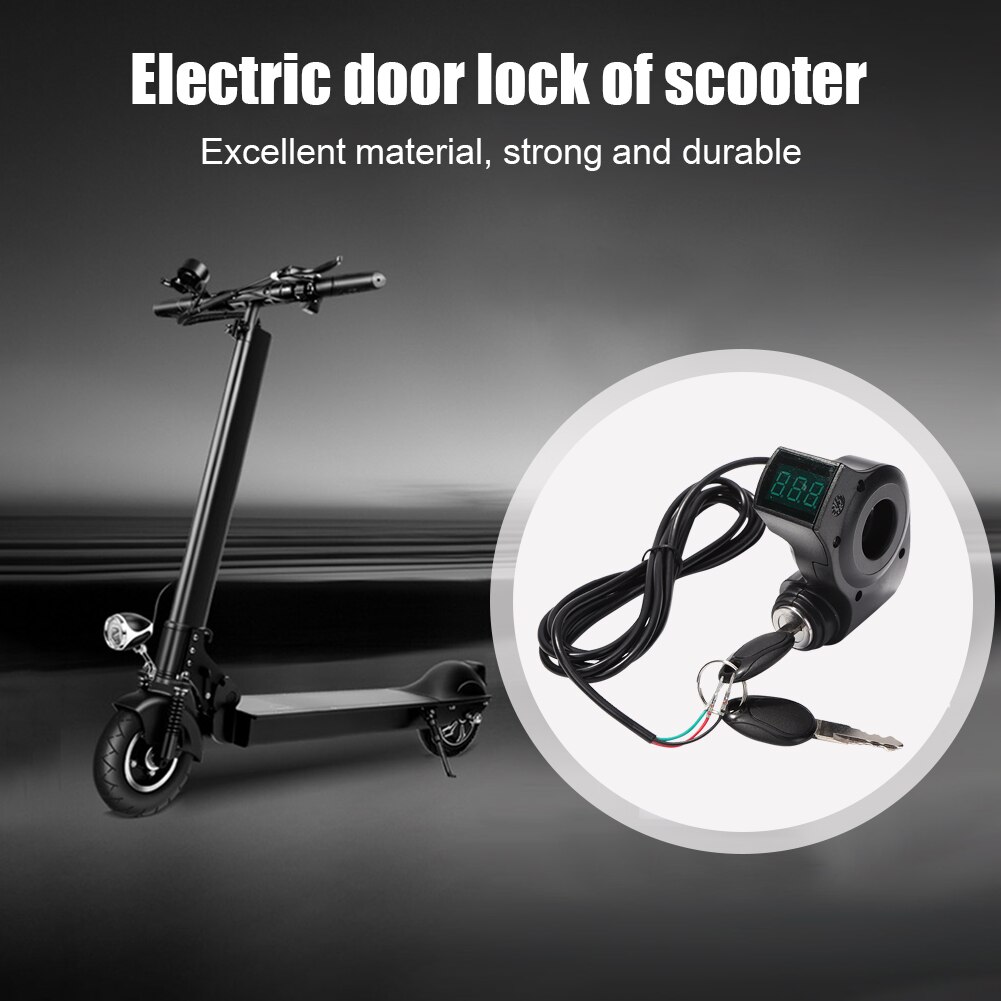 Elektrische Scooter Contactslot Voor Kugoo M4 Pro Kick Scooter Skateboard Cilinder Starter Switch Sloten Met 2 Sleutels