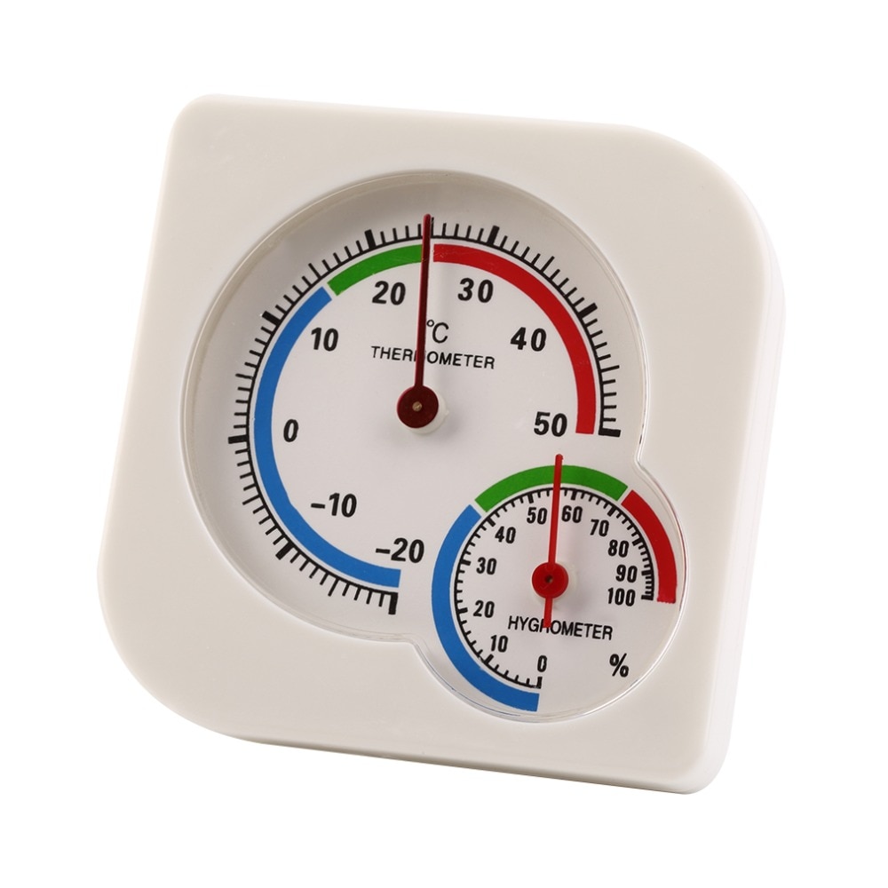 Classic Thuisgebruik Indoor Outdoor 2 In 1 Mini Nauwkeurige Natte Hygrometer Vochtigheid Thermometer Temperatuur Meter Mechanische