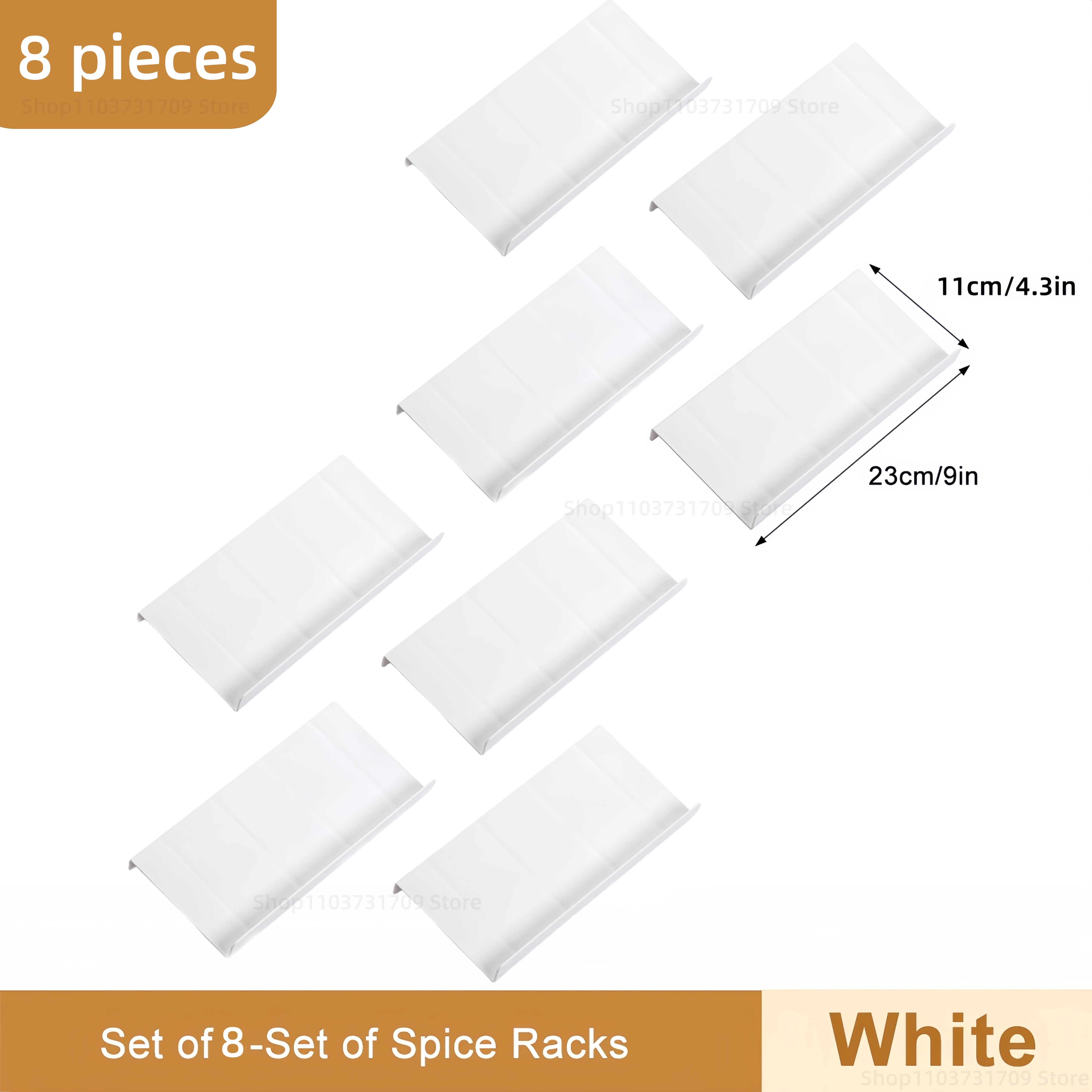 Cajón estantes de especias para cocina, estante de especias ajustable de 4 capas para tarros de especias, estante para condimentos, armario, despensa, organizador de cocina: Gris oscuro
