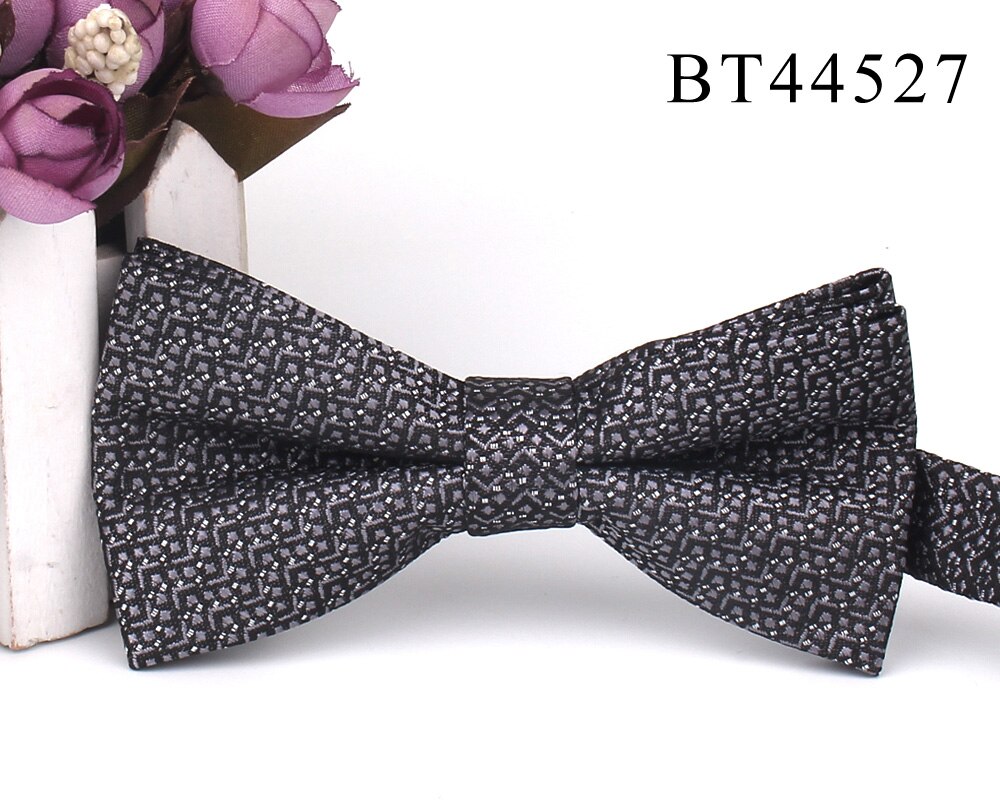 Pajarita clásica de Jacquard para hombre, pajaritas florales para adulto, de boda y negocios, trajes de mariposa, novedad