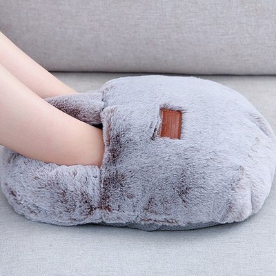 Chauffe-pieds électrique 12V, coussin chauffant pour l&#39;hiver, bottes chauffantes, Type de prise thermique, coussin chauffant pour femmes: Brown