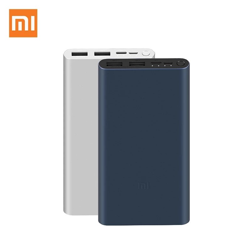 Neue Xiaomi Mi Power Bank 3 10000 mAh Externe Batterie tragbare charginQuick Ladung 10000 mAh Power Unterstützt 18W Lade