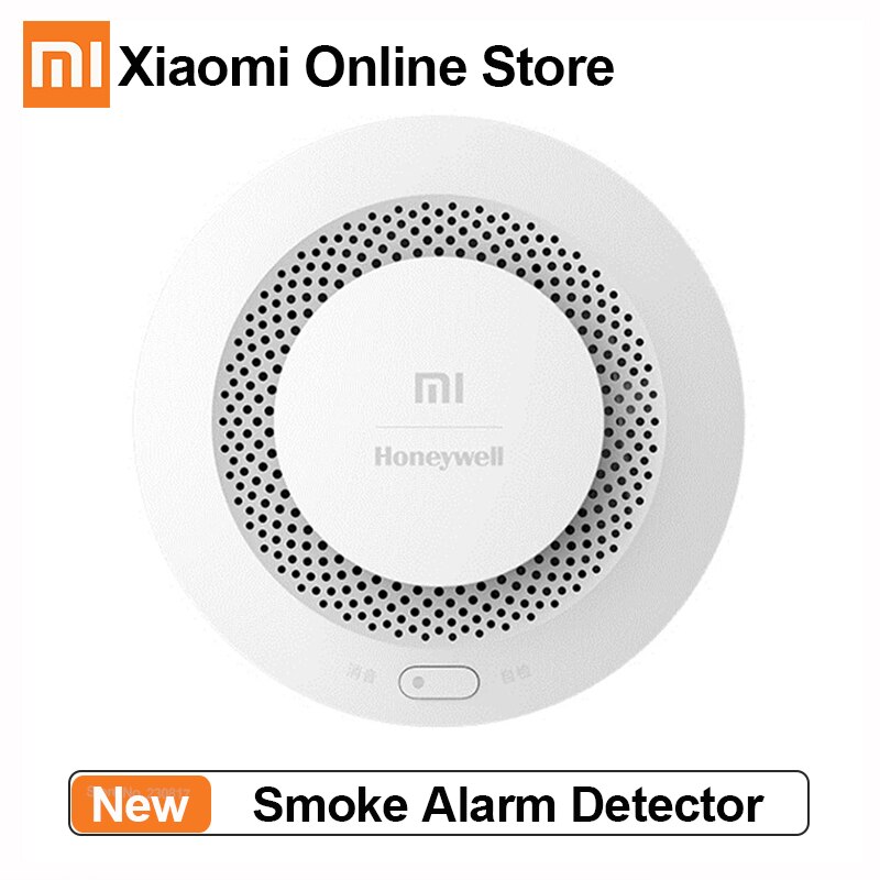 Original xiaomi mijia brand røgalarm støtte fjernbetjening honeywell brand røgalarm detektor
