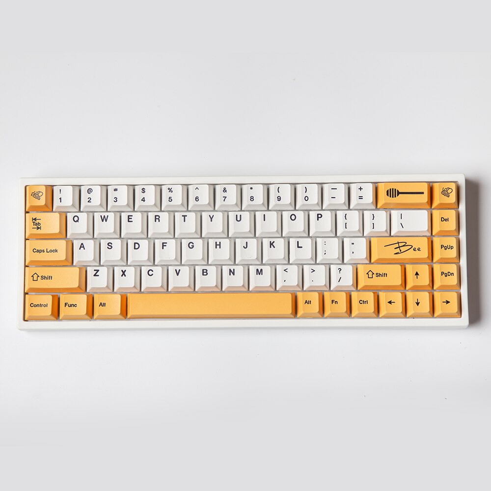 GMK Bee/Daisy Keycaps 133 Keys PBT Dye Sub Cherry Profile Keycap For GMMK Pro Mechanical Gaming Keyboard GMMK Pro GMK Keycaps
