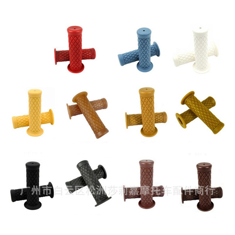 9 Kleur Classic Vintage Scooter Handgrepen Cafe Racer Moto Rcycle Handvat Bar Voor Harley Grip Moto Accessoires Moto Rbike stuur