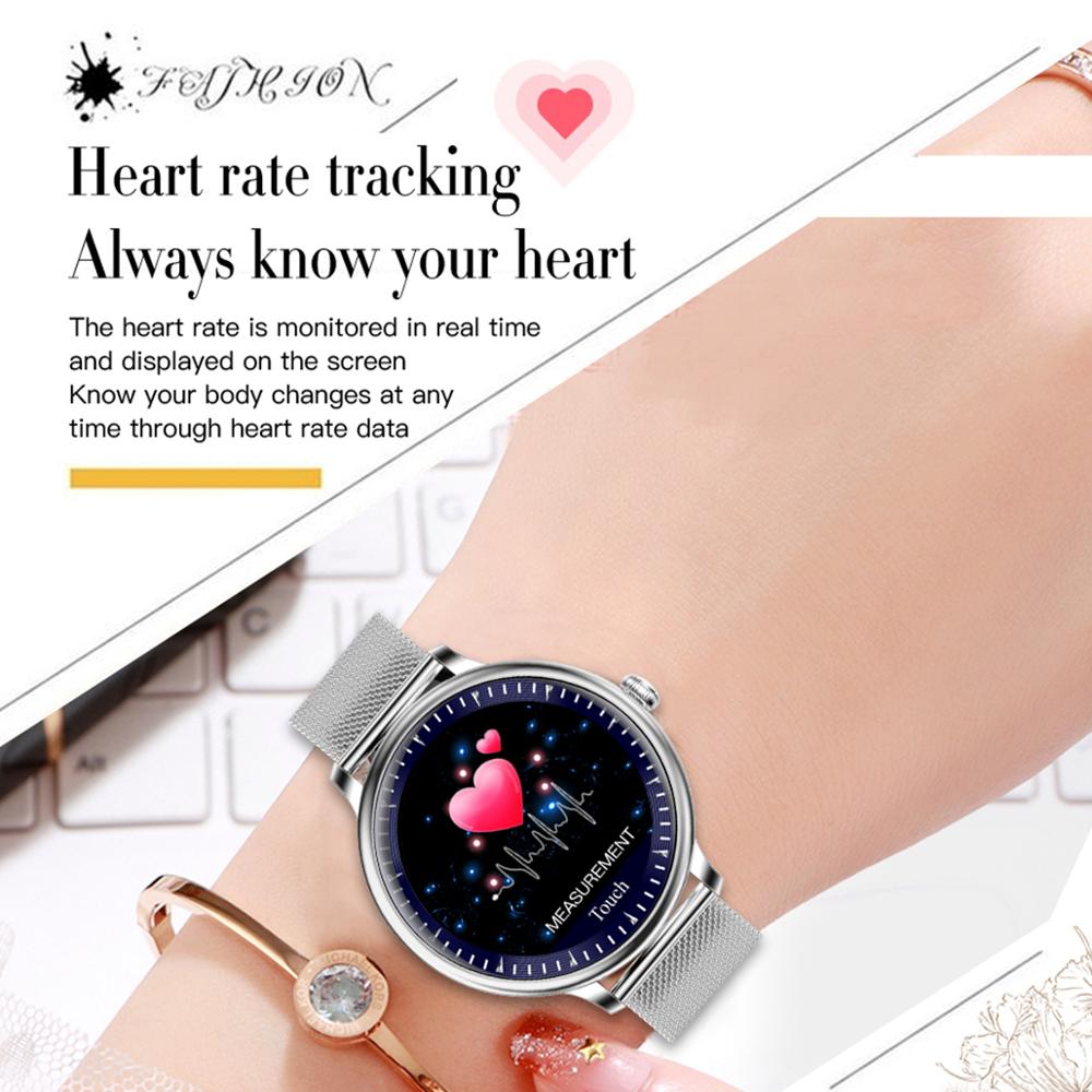 Torntisc Vrouwen Slimme Horloge Vrouwen Armband Hartslagmeter IP67 Waterdichte Smartwatch Voor Vrouwen Voor Ios Android Telefoon