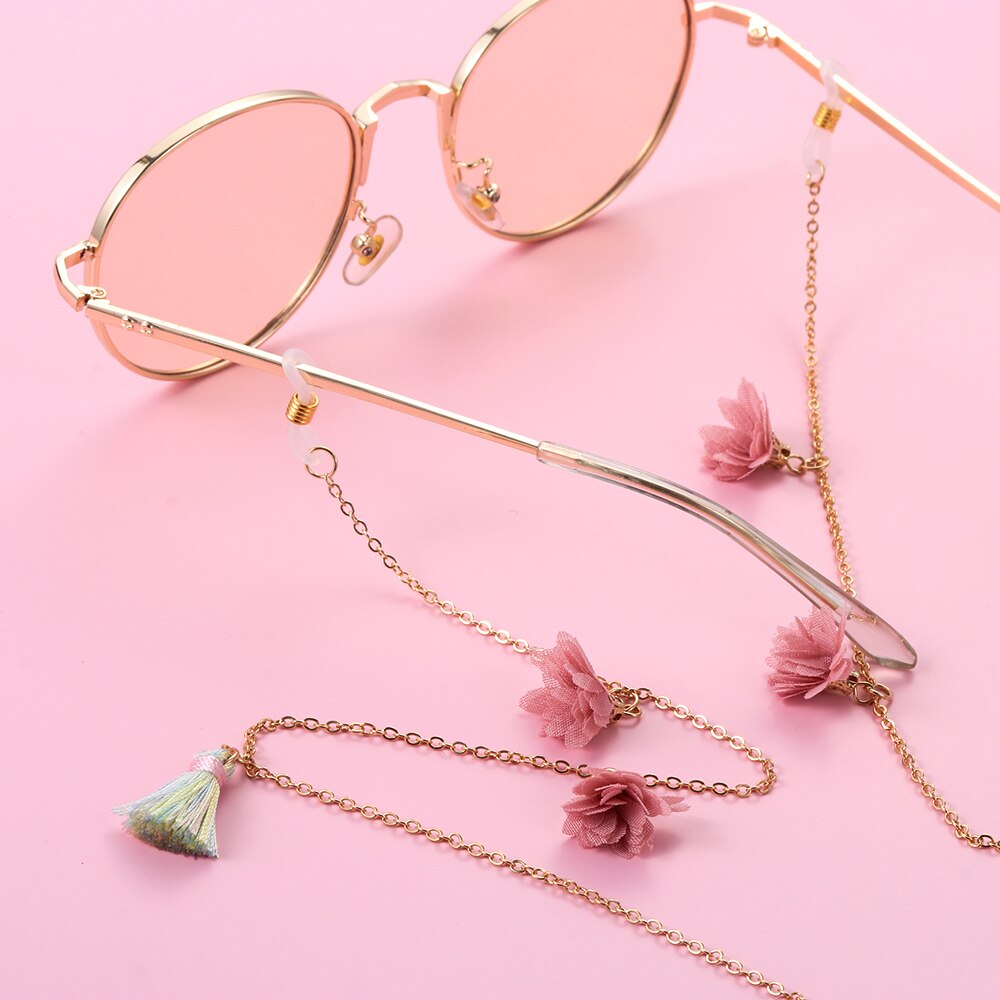1Pcs Brillen Strap Leesbril Opknoping Ketting Zonnebril Bril Holder Neck Cord Bril Anti Slip Metalen Ketting