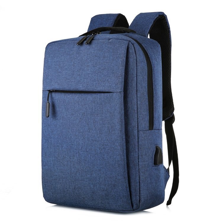 QQD16 zoll Männer USB Smart Rucksack für Teenager Schule Tasche Rucksack Anti Theft Männer Laptop Reise Daypacks Männlichen Rucksack Mochila: blue