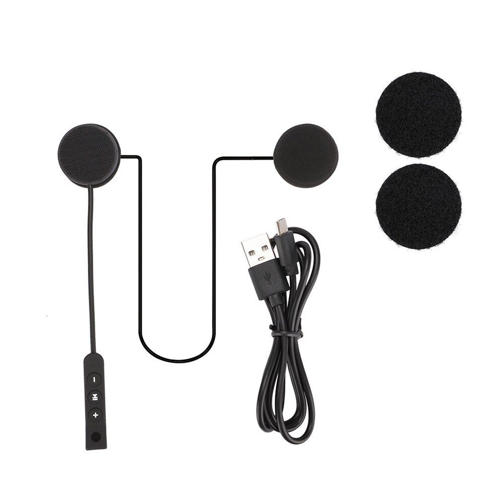 Bluetooth 4,0 Wiederaufladbare Motorrad Helm Headset Lautsprecher mit Mikrofon: Default Title