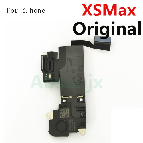 oben Vorderseite Ohrhörer biegen Kabel Für iPhone X XS XR 11 Profi Max 12 Mini Sensor Nähe Kleine Kopfhörer Ohr lautsprecher Headset Teile: Lila