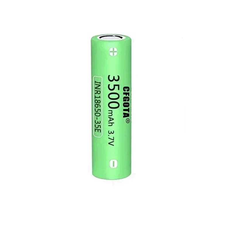 100% original 18650 3500mah 20th discharge inr18650 35e 3500mah 18650 3.7v li ion rechargeable battery
