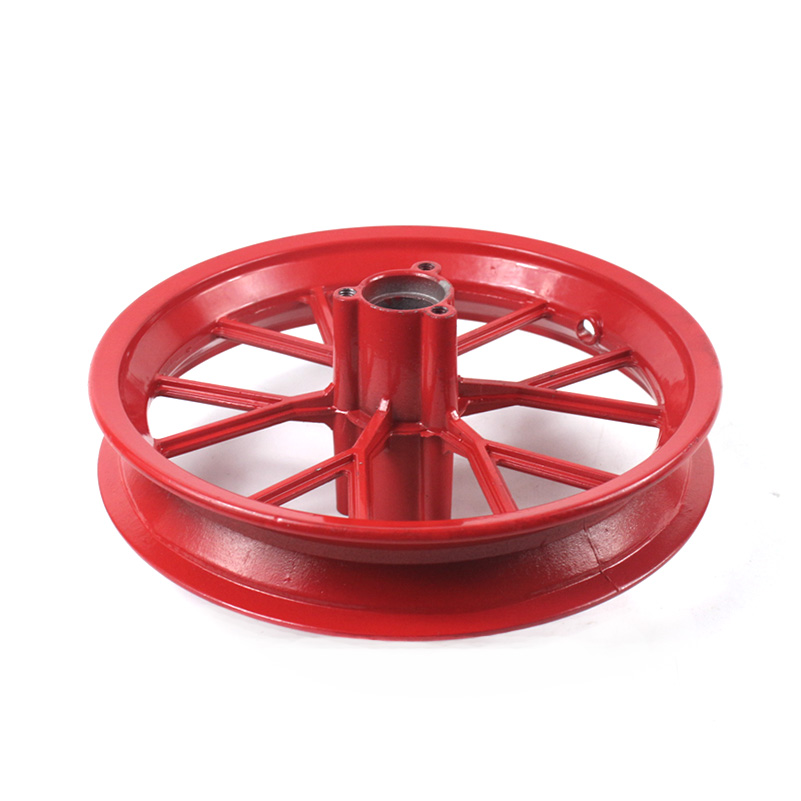 Llanta de aleación de aluminio para Mini Moto de bolsillo, llanta delantera y trasera de alto rendimiento, 222mm, 49cc,: Front hub
