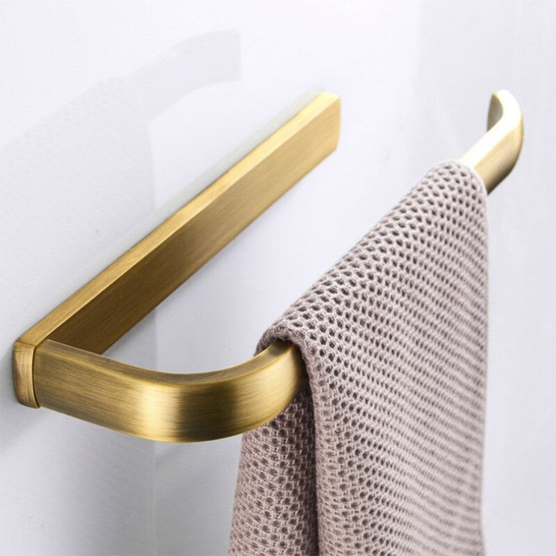 Antieke Badkamer Accessoires Brons WC Papier Houders Robe Handdoek Jas Haak Toiletborstel Houder Zeep Mand Badkamer Hardware Set