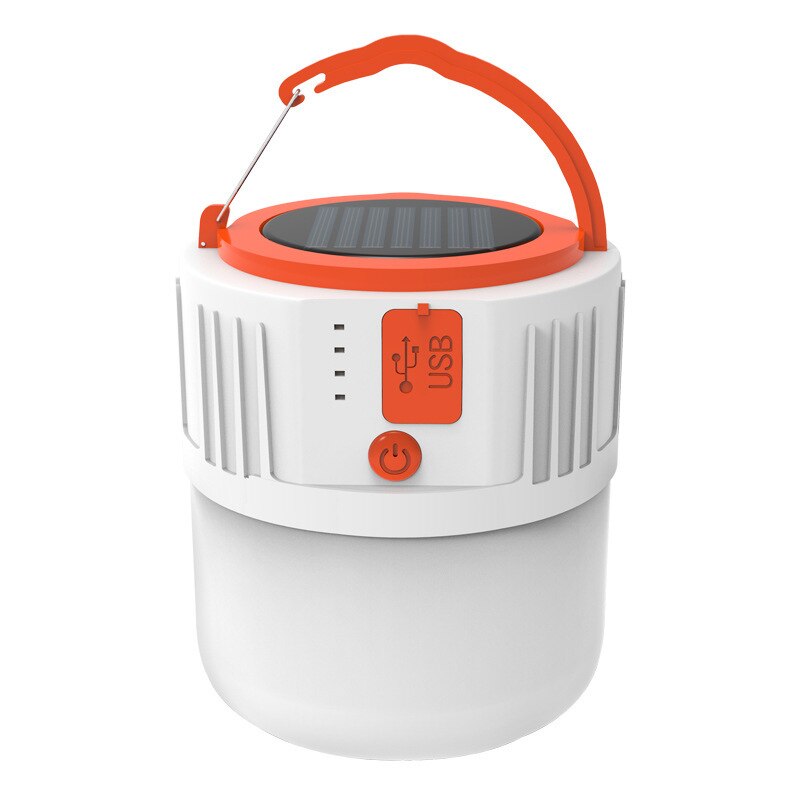 Lámpara multifuncional para exteriores, farol de caballo con 24LED, carga USB, emergencia, portátil, batería de litio 18650