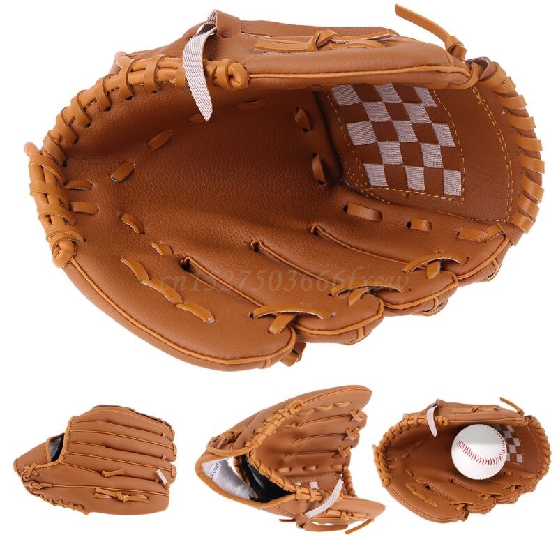 10.5'' Baseball Glove Softball Mitts Training Practice Sports Outdoor Left Hand