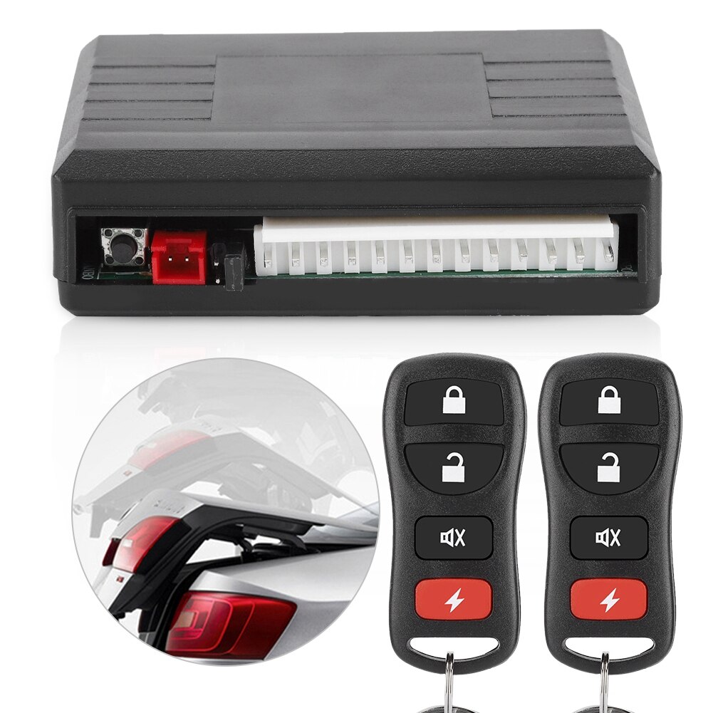 12V Universal Automobiles LB-405/L246 Keyless Entry System Door Lock Central Lock Locking Remote Control Alarm System Kits