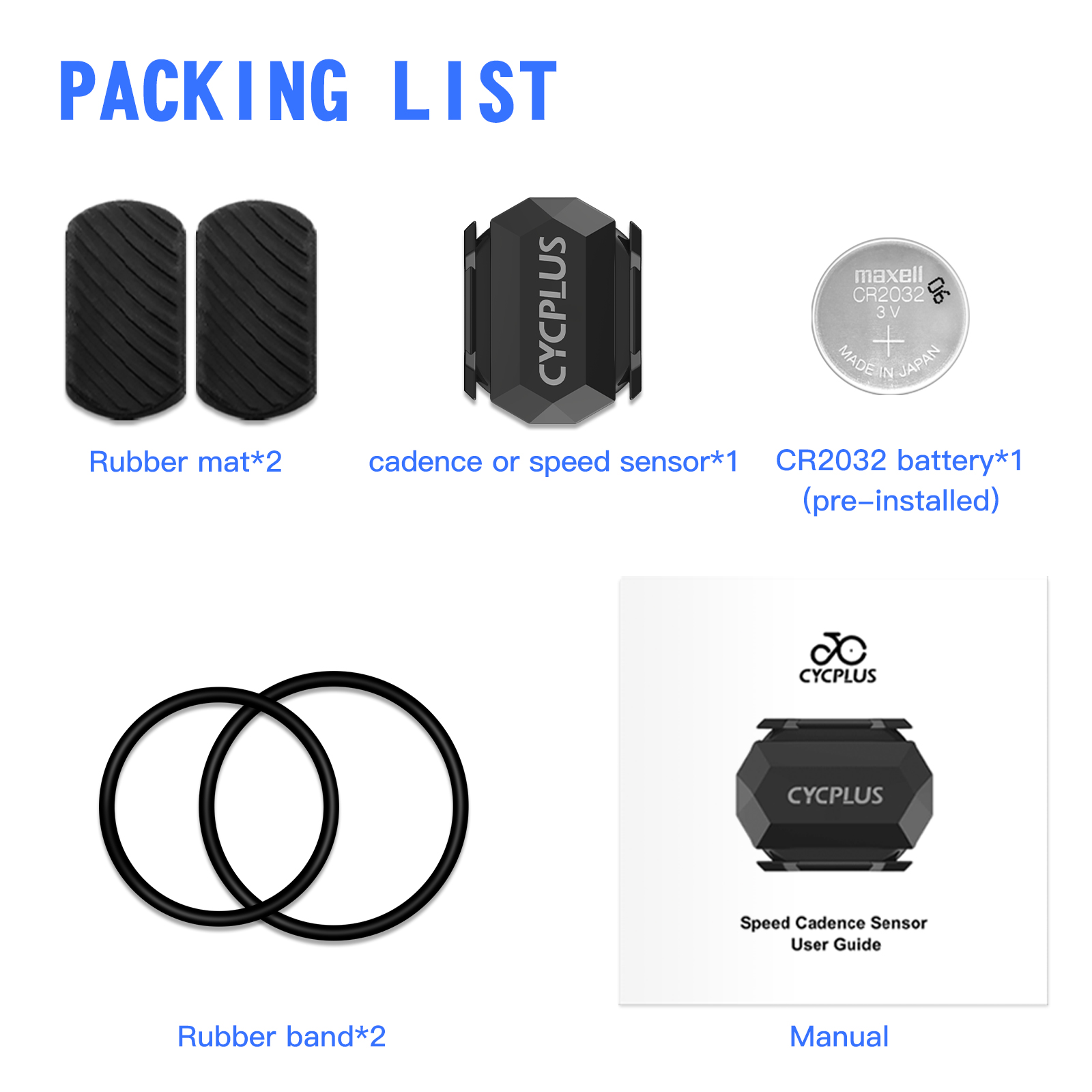 CYCPLUS Bicycle Computer Speed Cadence Sensor Cycling Bike Speedometer Bluetooth 4.0 ANT+ For Garmin Cateye Bryton Zwift