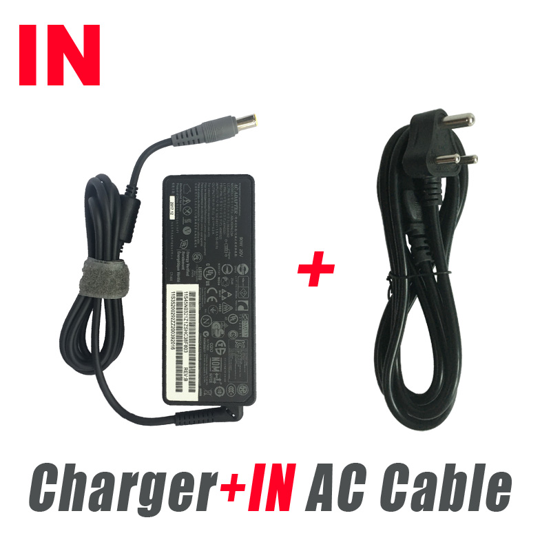 Genuine Laptop AC Adapter Charger For Lenovo Thinkpad T60 T61 X220 X230 R61 R400 20V 4.5A 90W Notebook Power Supply Cord: IN