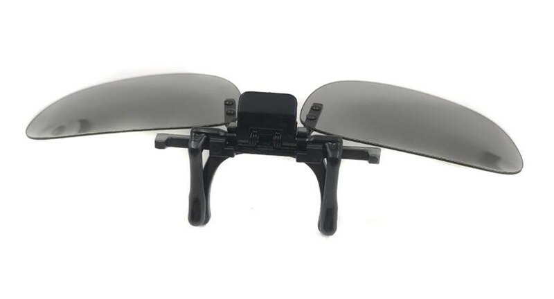 Ronde gepolariseerde 3D bril clip type voor Bijziendheid bijziendheid 3d Dimensional bril kijken 3D films RealD cinema