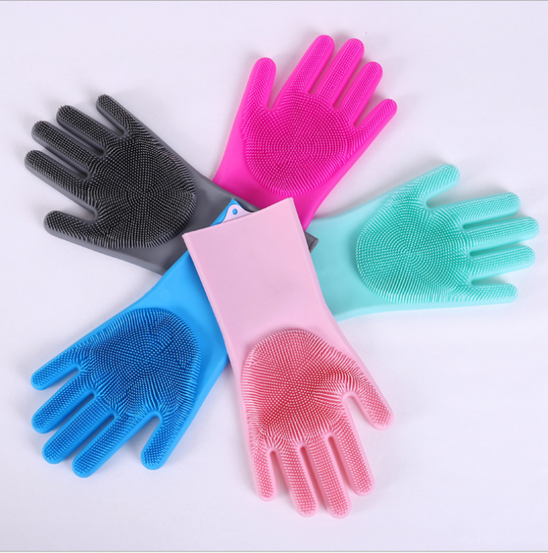 Multifunktions Beständig Silikon Handschuhe Küche BBQ Ofen Kochen Handschuhe