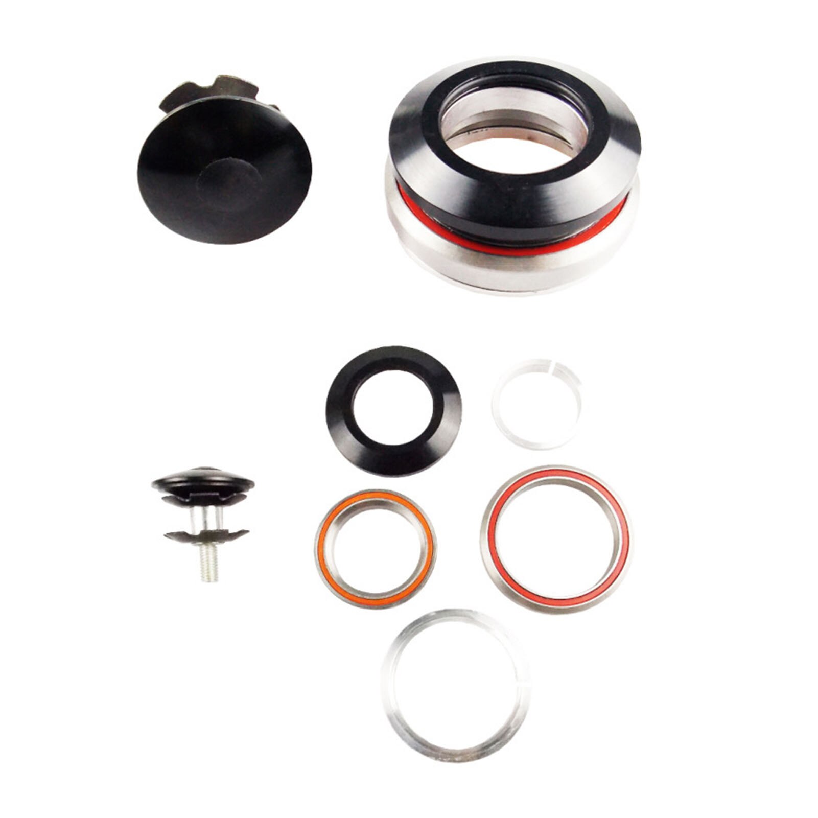 42-52mm Road Bicycle Built-in Concealed Tapered Straight Tube Bearing Headset Bicycle Built-in Concealed Tapered Straight Tube B